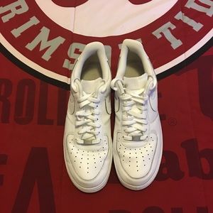 White Air Force 1’s size 12